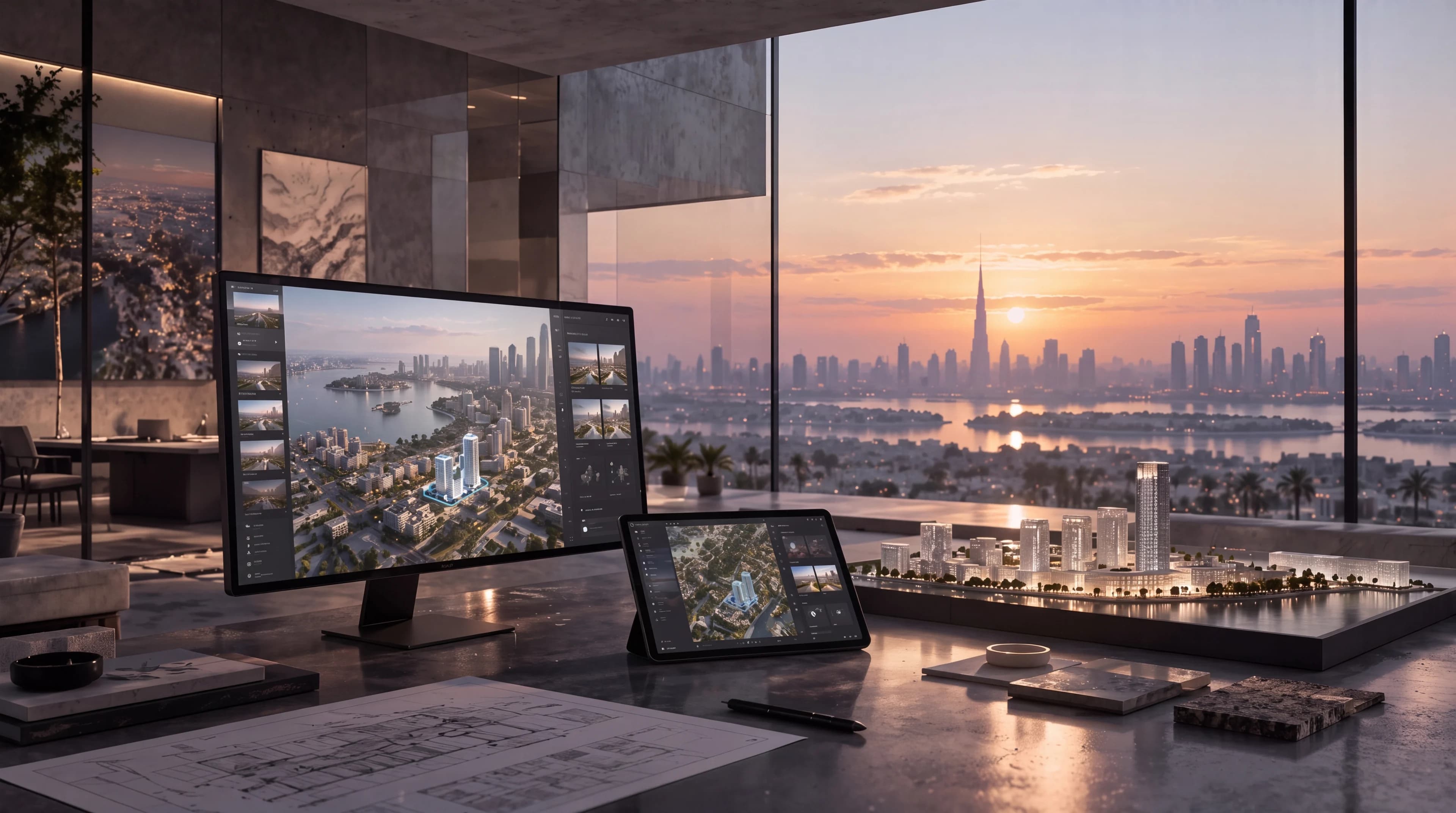 Architectural concept study — about media